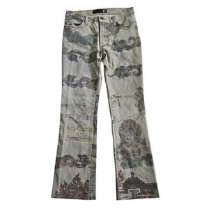 Just Cavalli Multicolor Straight Leg Pants